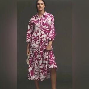 Anthropologie Maeve Bettina Shirt Dress SP